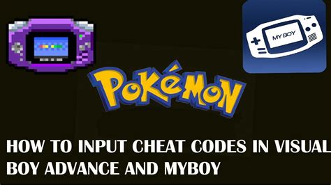 GBA Cheats .